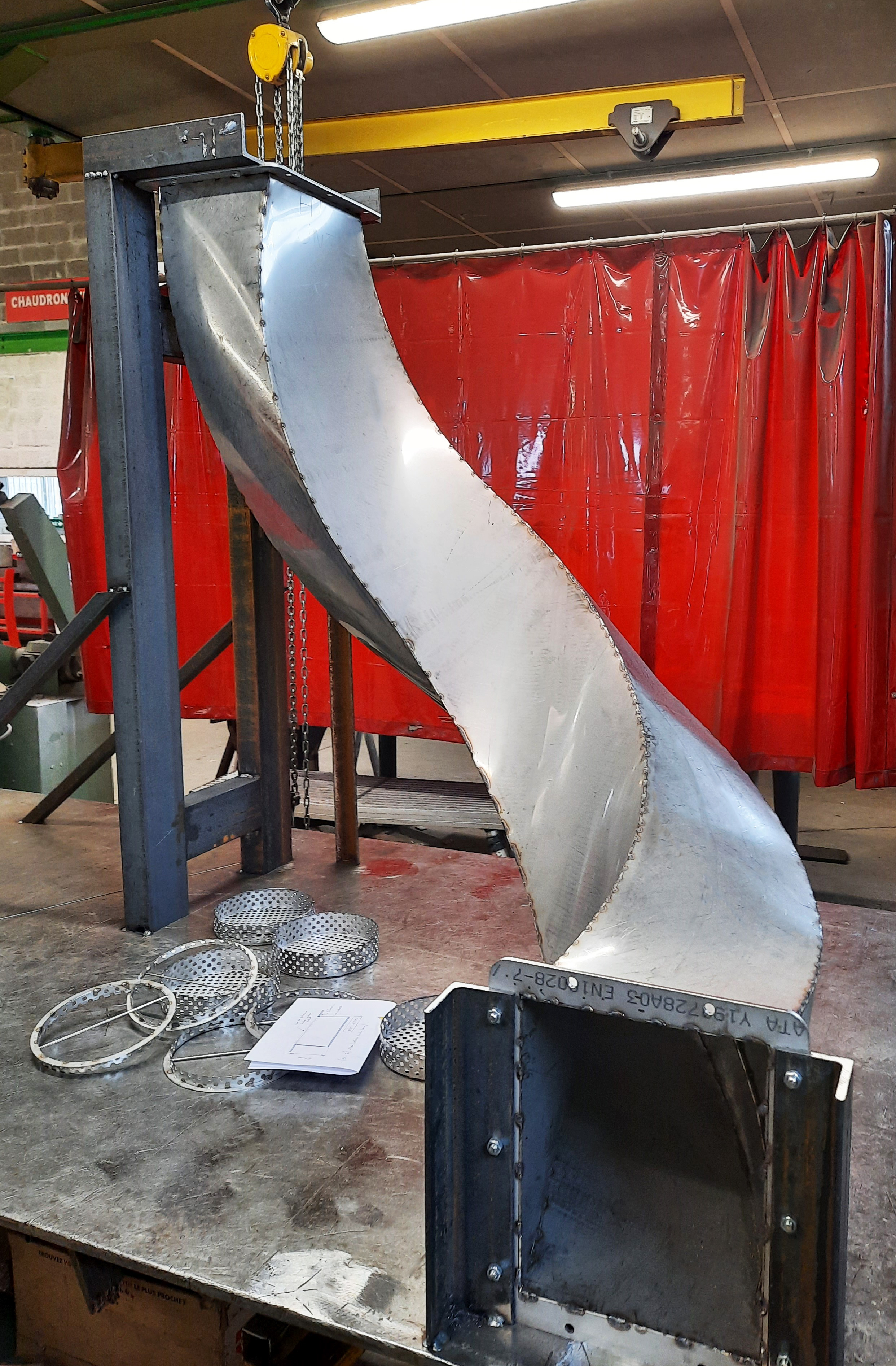 Réalisations AARC en chaudronnerie